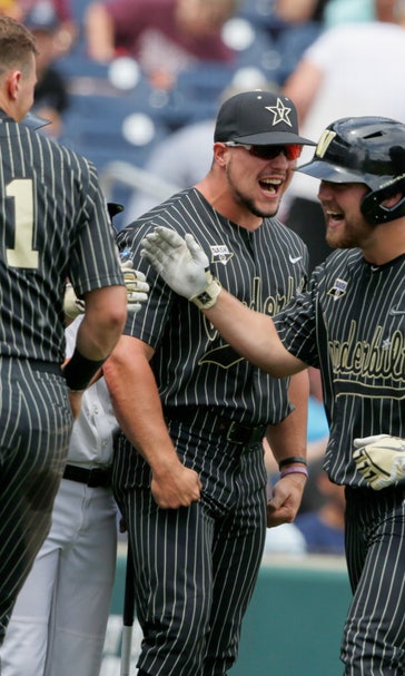 Vanderbilt rides Rocker, Scott to 6-3 CWS win over Bulldogs